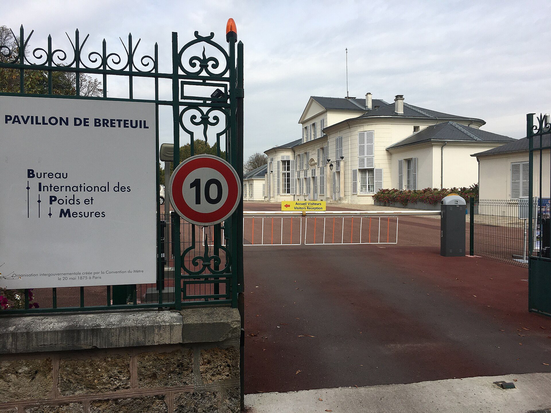 The Pavillon de Breteuil at Sèvres, home of the International Bureau of Weights and Measures